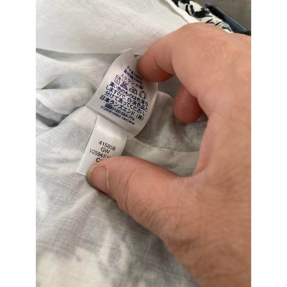 Lands' End Women's Black & White Floral  Sleeveless Dress, Size 10 - Picture 10 of 11